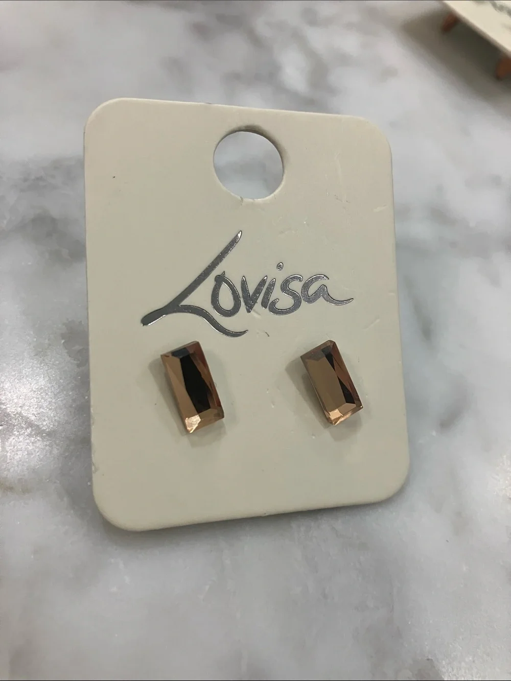 Lovisa Stud Earring pair- White, Gold & Red- set of 3 pairs
